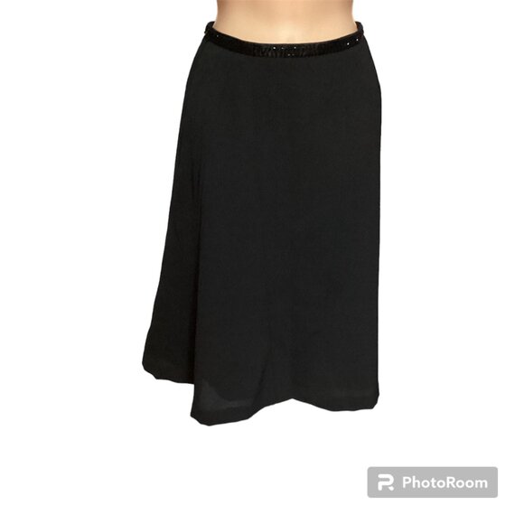 Vintage Harvè Benard Skirt - Black - Size 6 - Picture 2 of 7